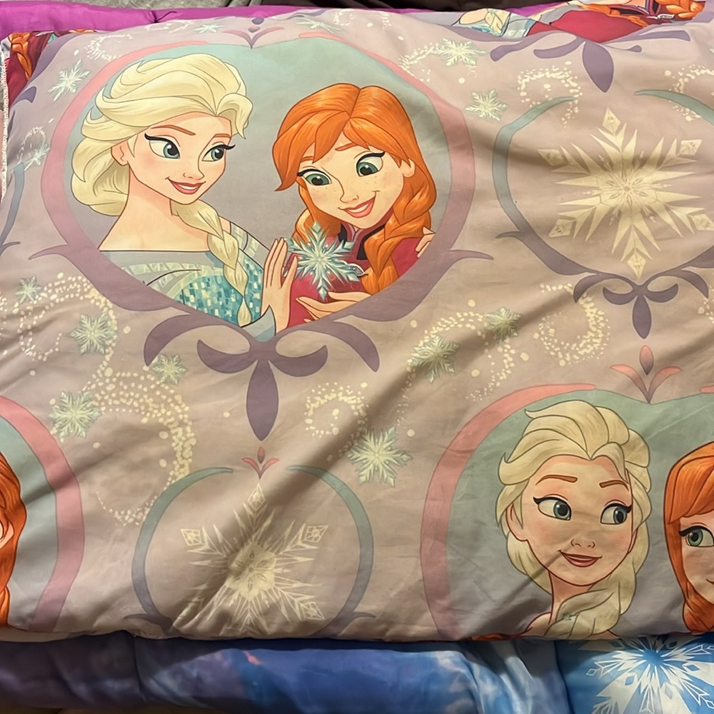 Disney Frozen, kids sleeping bag with pillow - Picture 7 of 7